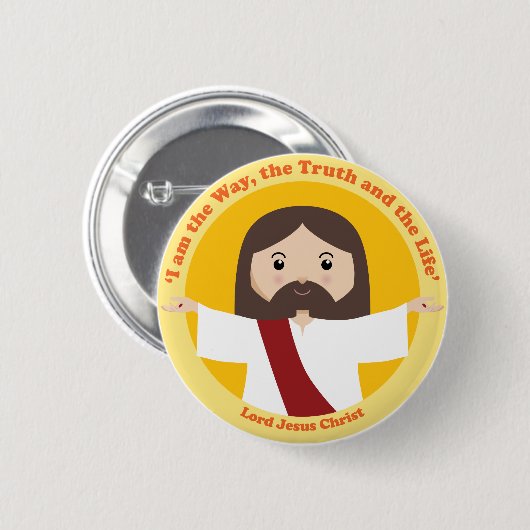 Lord Jesus Christus Button (Vorne & Hinten)