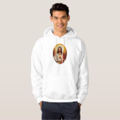 Lord Jesus Christus und das heilige Herz Hoodie (Vorne ganz)