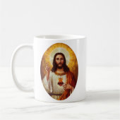 Lord Jesus Christus und das heilige Herz Kaffeetasse (Links)