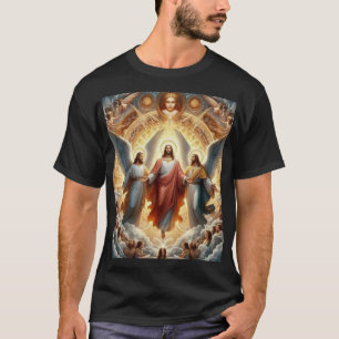 Lord Jesus Christus und Engel T - Shirt Design.