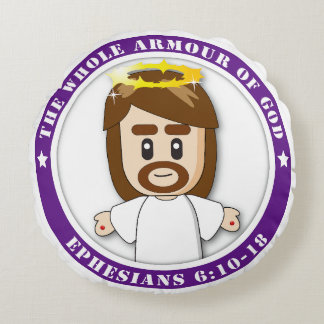 LORD JESUS Round Pillows Rundes Kissen