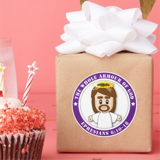 LORD JESUS Round Stickers (Party)