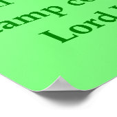 Lord Kelvin Zitat Poster (Ecke)