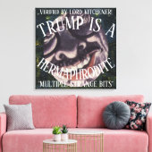LORD KITCHENER BESTÄTIGT TRUMP IST EIN HERMAPHRODI LEINWANDDRUCK (Insitu (Wohnzimmer))