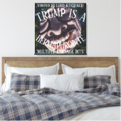LORD KITCHENER BESTÄTIGT TRUMP IST EIN HERMAPHRODI LEINWANDDRUCK (Insitu (Schlafzimmer))