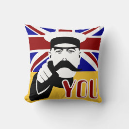 Lord Kitchener Retro Pop Art Gewerkschaft Jack Kis Kissen