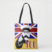 Lord Kitchener Retro Pop Tasche (Vorderseite)