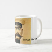Lord Kitchener Tea Tasse, ich Wollte Sie .. Kaffeetasse (VorderseiteRechts)