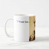 Lord Kitchener Tea Tasse, ich Wollte Sie .. Kaffeetasse (Links)