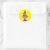Lord Krishna Aufkleber (Tasche)