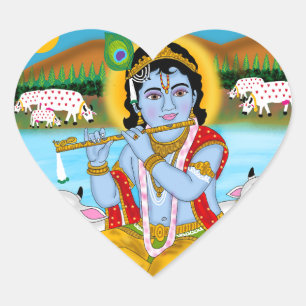 Lord Krishna Aufkleber