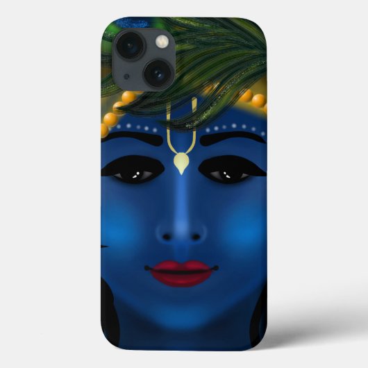 Lord Krishna blau attraktiv - Hare Krishna Kunst Case-Mate iPhone Hülle (Rückseite)