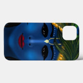 Lord Krishna blau attraktiv - Hare Krishna Kunst Case-Mate iPhone Hülle (Rückseite (Horizontal))