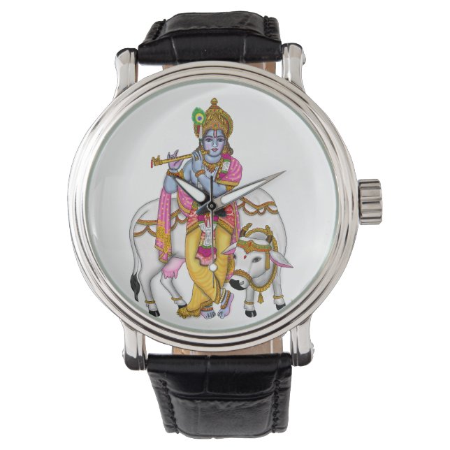 Lord Krishna Clock Armbanduhr (Vorderseite)