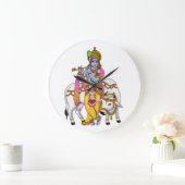Lord Krishna Clock Große Wanduhr (Zuhause)