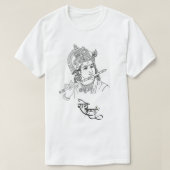 Lord Krishna Designer T - Shirt für Männer (Design vorne)