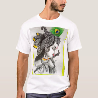Lord Krishna entwirft T - Shirt für Männer