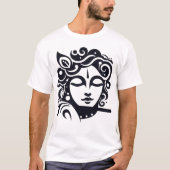 Lord Krishna Face v2 T-Shirt (Vorderseite)