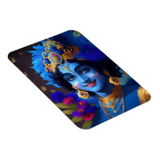 Lord Krishna Indian God Deity Magnet (Rechte Seite)