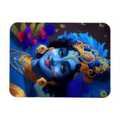Lord Krishna Indian God Deity Magnet (Horizontal)