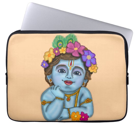 Lord Krishna iPad-Hülle Laptopschutzhülle (Vorderseite)