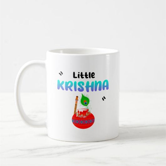 Lord Krishna Janmashtami Laddu Gopal Kaffeetasse (Links)