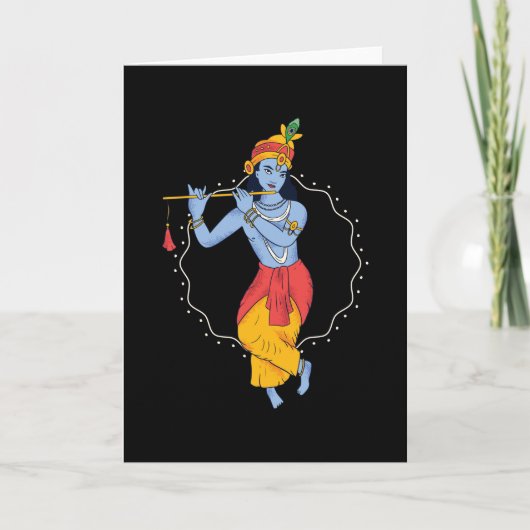 Lord Krishna Karte (Vorderseite)