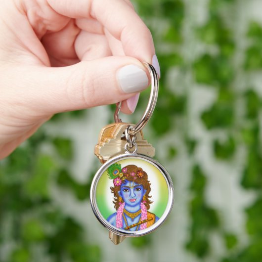 Lord Krishna Keychain Schlüsselanhänger (Hand)