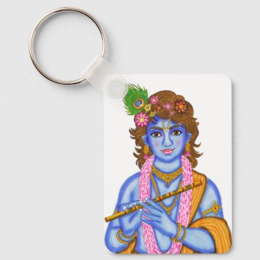 Lord Krishna Keychain Schlüsselanhänger (Vorderseite)