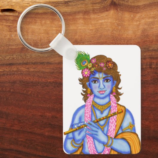 Lord Krishna Keychain Schlüsselanhänger (Vorderseite)