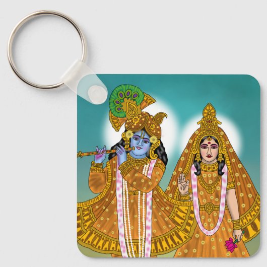Lord Krishna Keychain Schlüsselanhänger (Vorderseite)