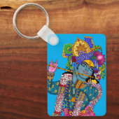 Lord Krishna Keychain Schlüsselanhänger (Vorderseite)