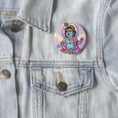Lord Krishna Knopf Abzeichen Button (Beispiel)