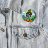 Lord Krishna Knopf Button (Beispiel)