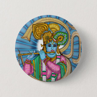 Lord Krishna Knopf Button