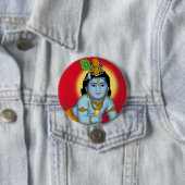 Lord Krishna Knopf Button (Beispiel)