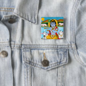Lord Krishna Knopf Button (Beispiel)