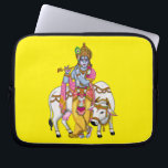 Lord Krishna Laptop Cover<br><div class="desc">Schützen Sie Ihr Gerät mit den Segnungen von Lord Krishna. Dieses Laptop-Cover besticht durch die anständige Kunst von Shri Krishna,  die Liebe,  Frieden und Göttlichkeit symbolisiert. Ideal für Studierende,  Profis,  Festivals oder Gaben,  ist es ein bedeutendes Accessoire für Krishna-Anhänger und Liebhaber der hinduistischen spirituellen Kunst.</div>