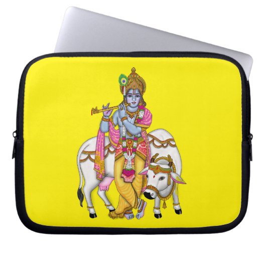 Lord Krishna Laptop Cover (Vorderseite)