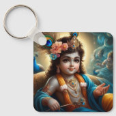 Lord Krishna Magnetkarte Schlüsselanhänger (Vorderseite)