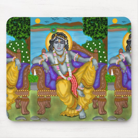 Lord Krishna Mouse Pad Mousepad (Vorne)