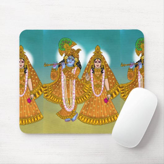 Lord Krishna Mouse Pad Mousepad (Mit Mouse)