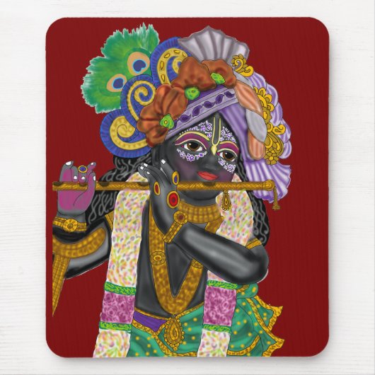 Lord Krishna Mouse Pad Mousepad (Vorne)