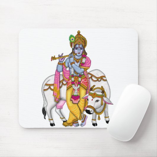 Lord Krishna Mousepad (Mit Mouse)