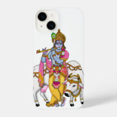 Lord Krishna Phone Case iPhone Hülle (Rückseite)