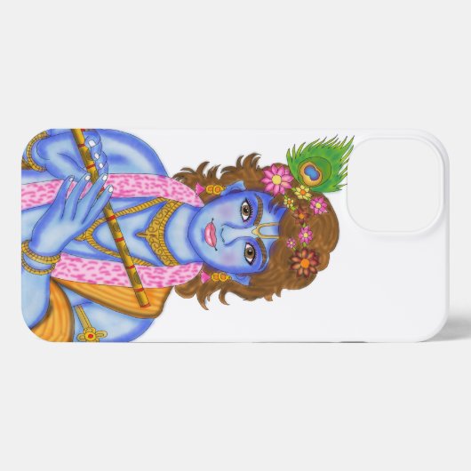 Lord Krishna Phone Case iPhone Hülle (Rückseite (Horizontal))
