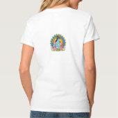 Lord Krishna Playing Flute with Peacock Feathers T-Shirt (Rückseite)