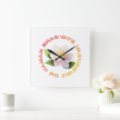Lord Krishna Quadratische Wanduhr (Zuhause)