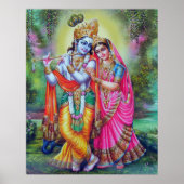 Lord Krishna & Radha Poster (Vorne)
