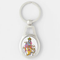 Lord Krishna Schlüsselanhänger